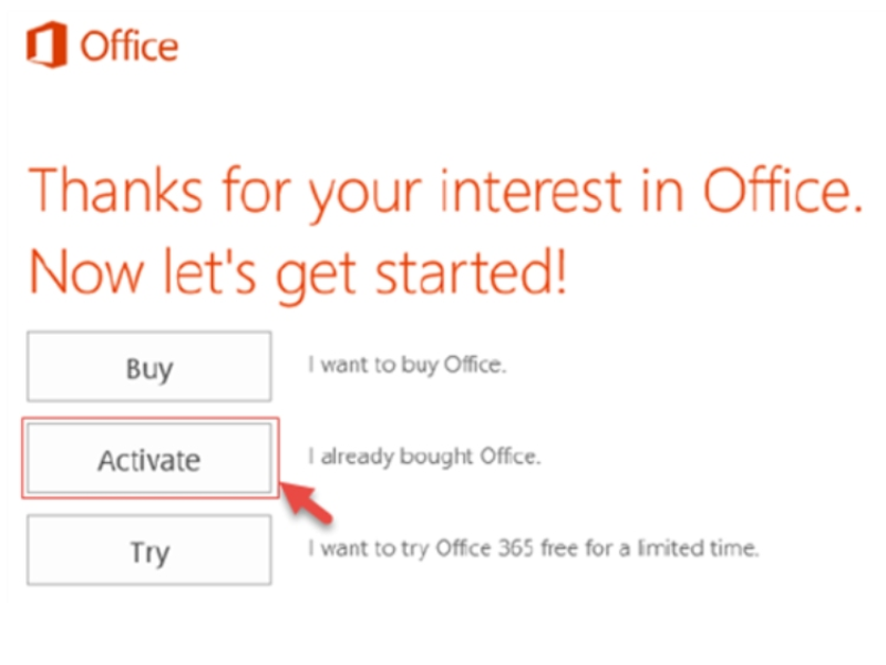 Cách active bằng Key Office 365