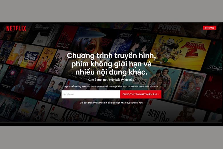 Hướng dẫn đăng ký tài khoản Netflix miễn phí dùng thử trong 1 tháng
