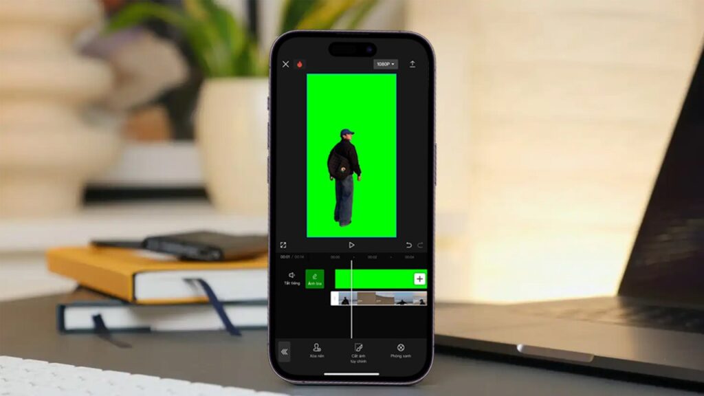 Hướng Dẫn Sử Dụng Tính Năng Green Screen khi mua giá Capcut pro rẻ