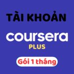 Tài khoản Coursera Plus 1 tháng (Loại cấp sẵn)