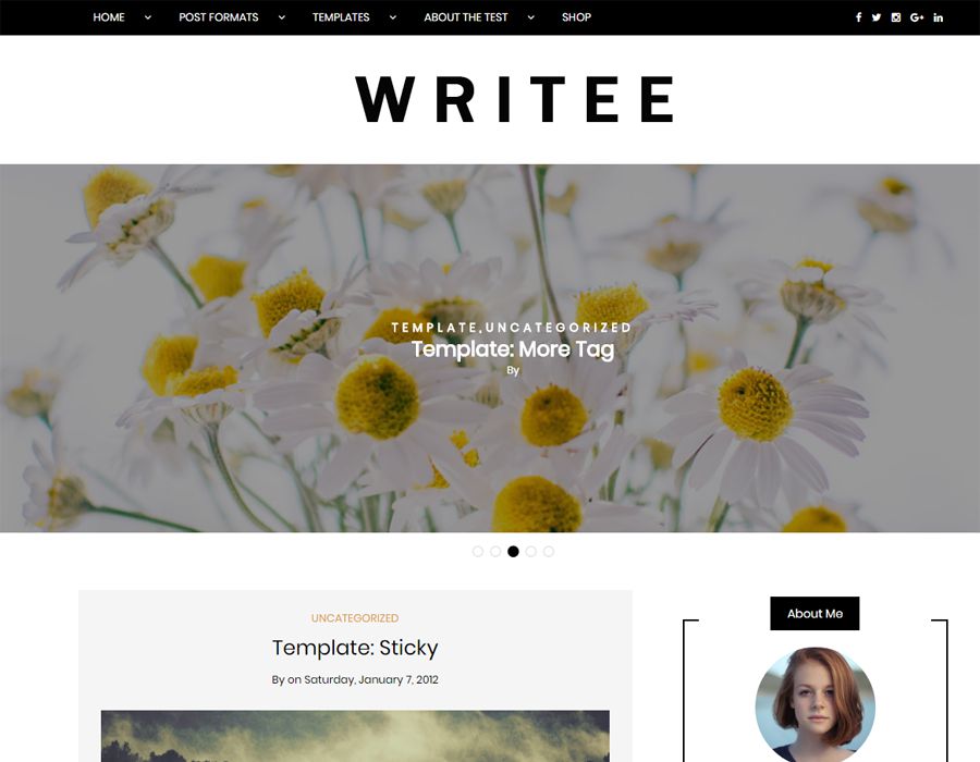 Theme WordPress Đẹp – Writee