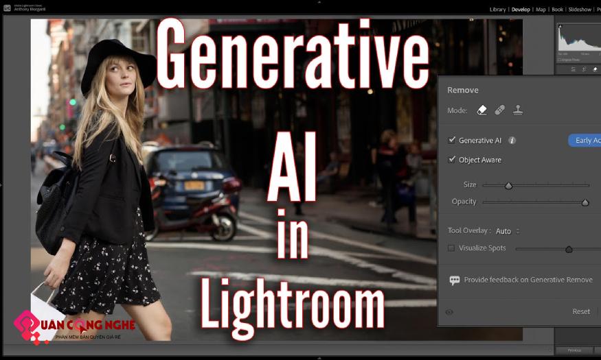 Lightroom Generative AI xuất hiện từ phiên bản nào của Lightroom?