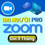 Tài khoản Zoom Pro 3 tháng