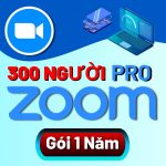 Tài khoản Zoom 1 năm 300 người