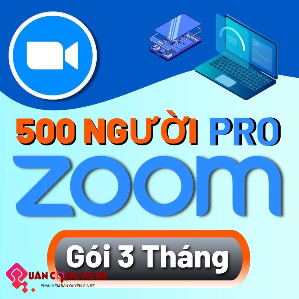 Vì sao nên mua tài khoản Zoom 3 tháng 500 người chính chủ tại Quán Công Nghệ?